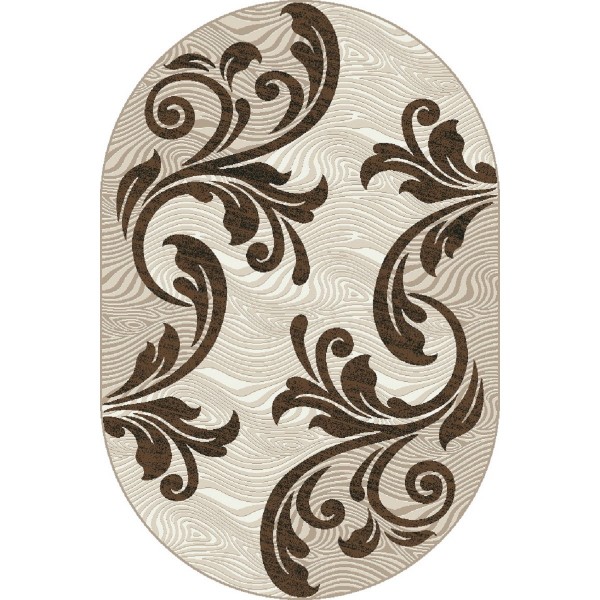 Фото Ковер овальный 0,6x1,1м mokko 16025-2-118