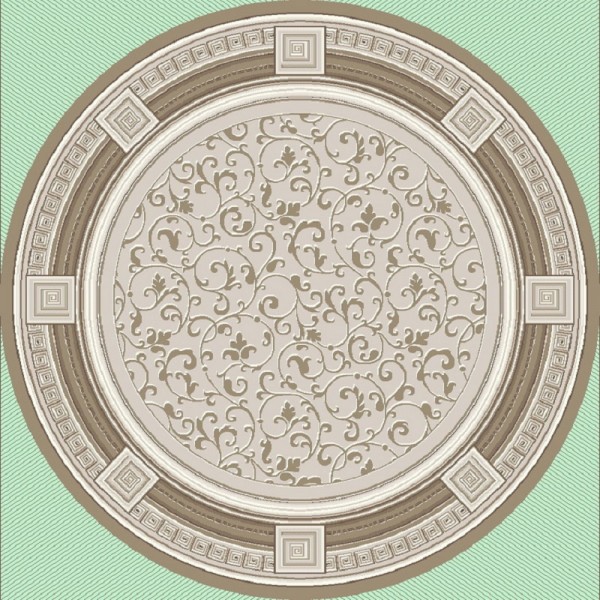 Фото Ковер круглый 1,6x1,6м версаль 2522а2к