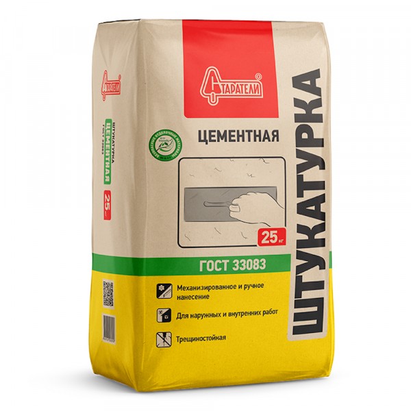 Фото Штукатурка цементная старатели 25 кг