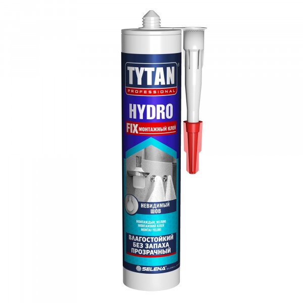 Фото Клей монтажный tytan professional hydro fix универсальный 310мл.