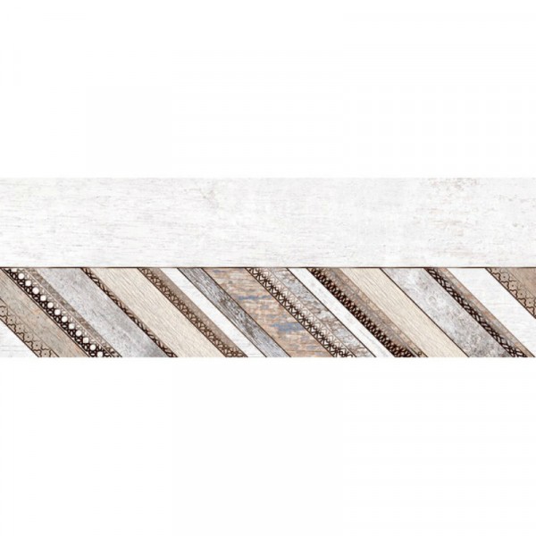 Фото Декор керамический эссен 20х60 бежевый 04-01-1-17-05-06-1616-0