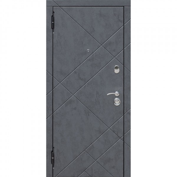 Фото Дверь входная 9 см бруклин бетон пепельный (960мм) левая 2050х960 левая,