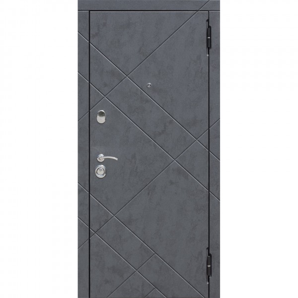 Фото Дверь входная 9 см бруклин бетон пепельный (960мм) правая 2050х960 правая,