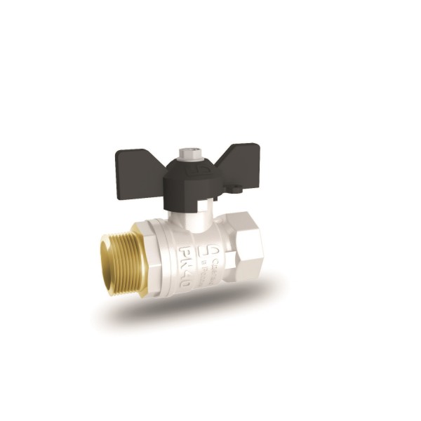 Фото Кран шаровый 3/4 в/н бант, mp-у