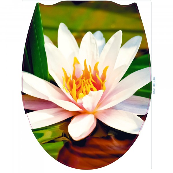 Фото Крышка для унитаза vanstore пластик лотос