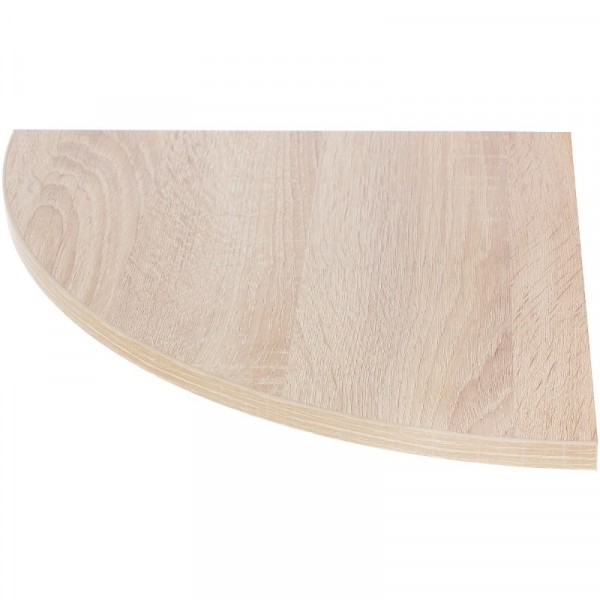 Фото Полка секторная 250*250*16мм mebelpro дуб сонома мп-103