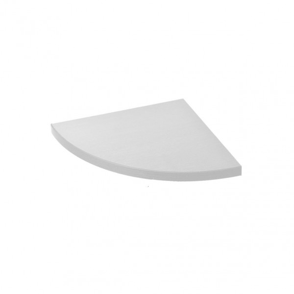 Фото Полка секторная mebelpro 350*350*16 серый мп-204