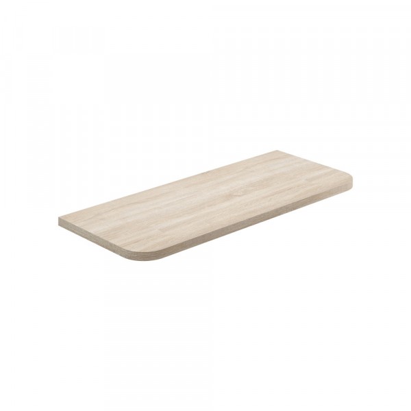 Фото Полка с закруглением 600*250*16мм mebelpro дуб сонома мп-403