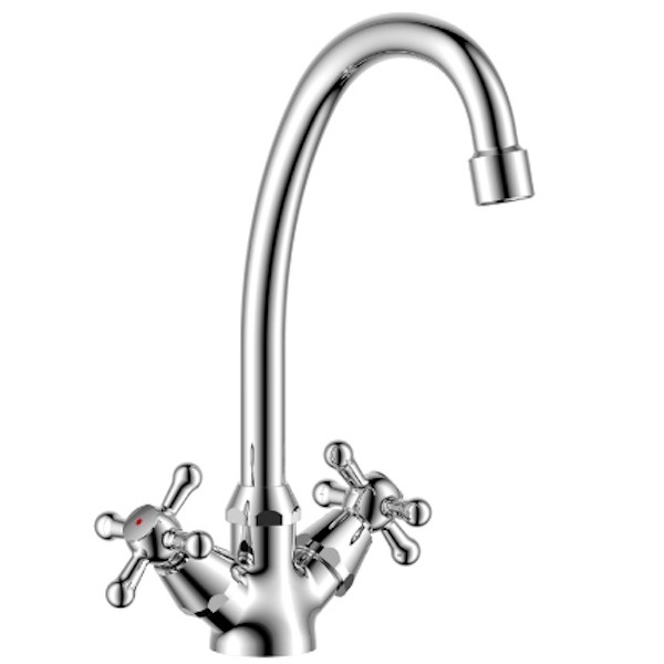 Фото Смеситель для кухни rossinka y02-71 излив 260мм