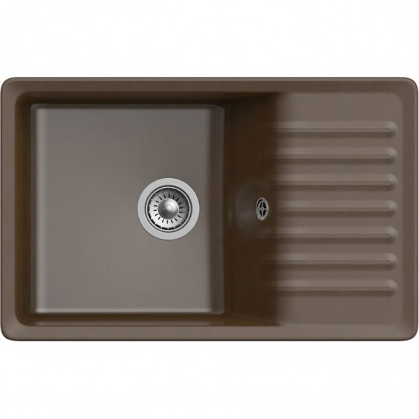 Фото Мойка granfest quarz gf-zw-73 терракот