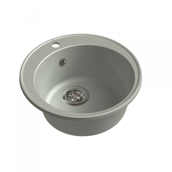 Фото Мойка granfest quarz серый gf-z-08