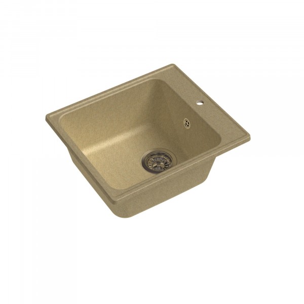 Фото Мойка granfest quarz бежевый gf-z-17