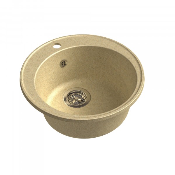 Фото Мойка granfest quarz бежевый gf-z-08