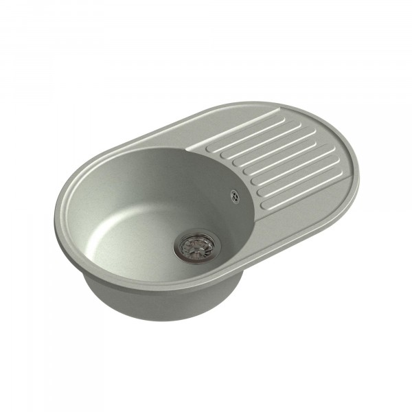 Фото Мойка granfest quarz серый gf-z-18