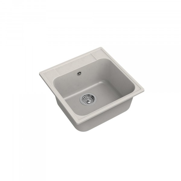 Фото Мойка granfest quarz белый gf-z- 48