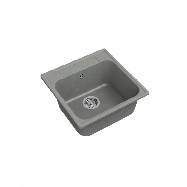 Фото Мойка granfest quarz серый gf-z- 48