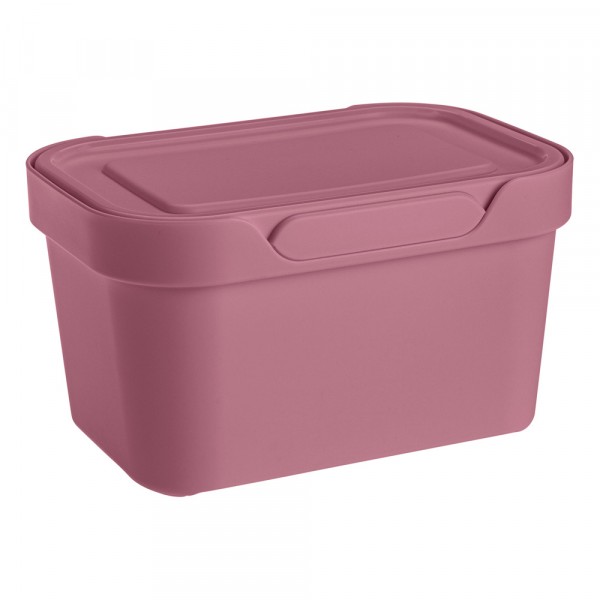 Фото Ящик универсальный 1,9л 189*132*110мм luxe эконова с крышкой розовый 433233405