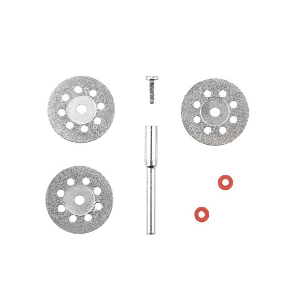 Фото Диски алмазные для мини-дрели hammer flex  219-005, 22мм, с держателем, 3 шт