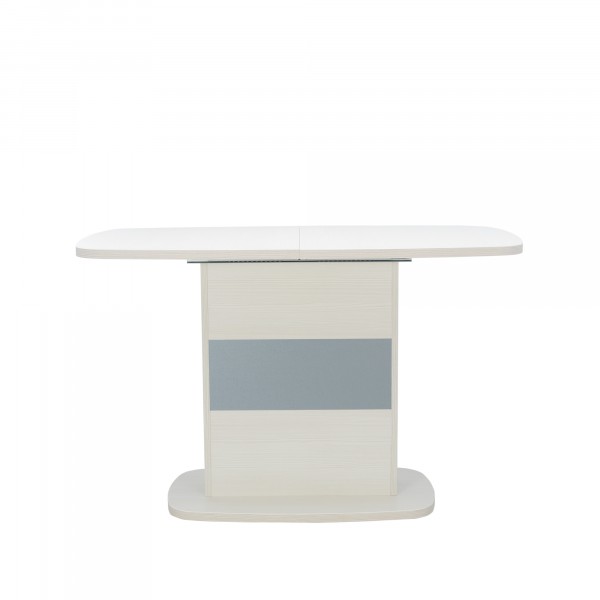 Фото Стол обеденный раздвижной leset мартин 0,82x0,645м цвет наварра белая/алюминий