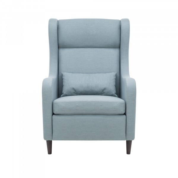 Фото Кресло классическое leset хилтон 102х70см ткань синий