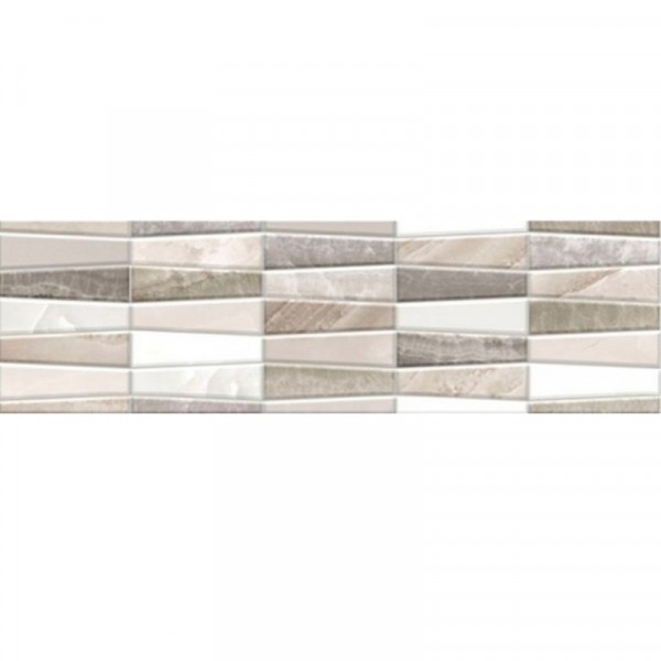 Фото Бордюр керамический аника 7,5х25 бежевый 010200000094