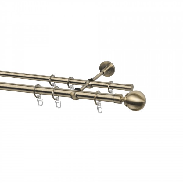 Фото Карниз 2,4м 20/16.650.240.15 двухрядный а0000016278