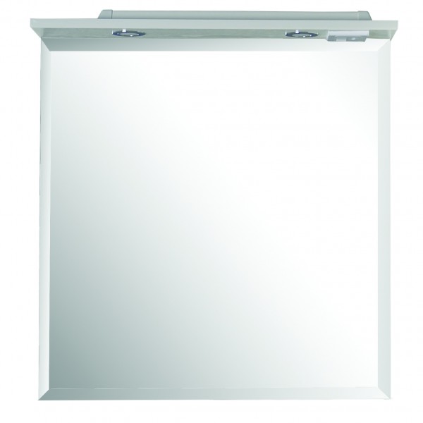 Фото Зеркало для ванной комнаты коста 80 ясень белый