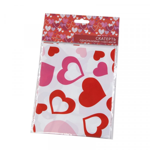 Фото Скатерть 110х140см сердечки remiling с принтом 63777