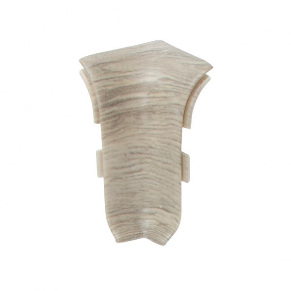 Фото Угол внутренний пвх 56 мм дуб янтарный серый salag ngf56