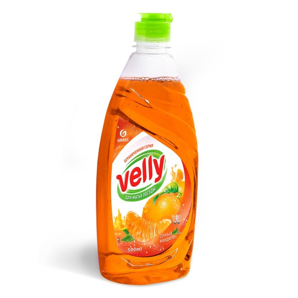 Фото Средство для мытья посуды 500мл  сочный мандарин Grass 125431