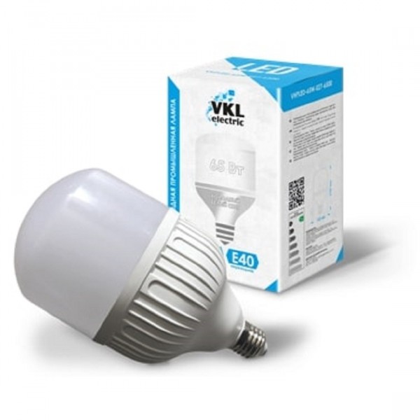 Фото Лампа светодиодная vkl electric 1190985 е27 груша 65вт 6500к