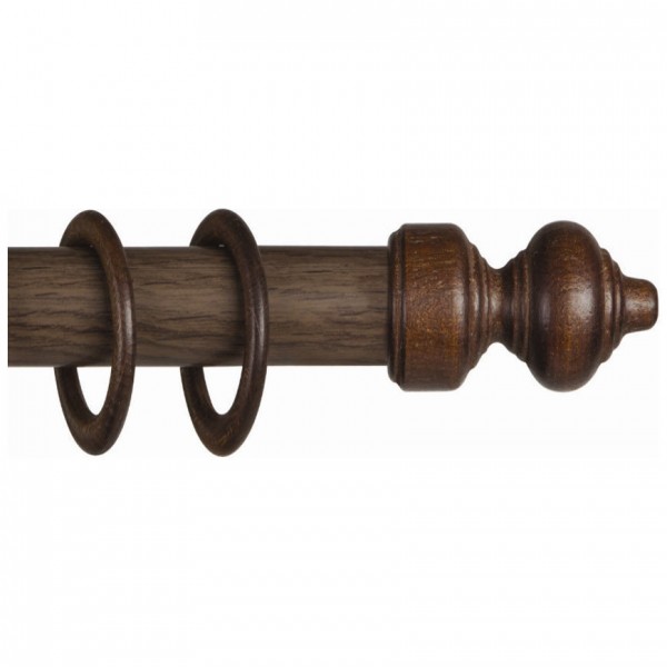 Фото Карниз классик орех 2,4м /2-х рядный/