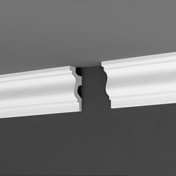 Фото Плинтус потолочный де-багет 21 65/26 2м