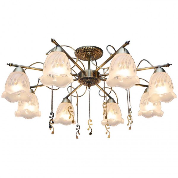 Фото Люстра подвесная toplight delia tl1195x-08ab е14 8x40вт ip 20