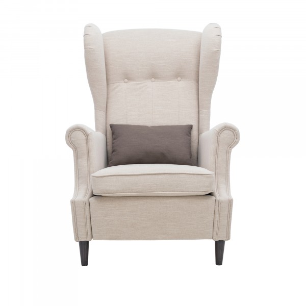 Фото Кресло классическое leset монтего 107х81см ткань бежевый