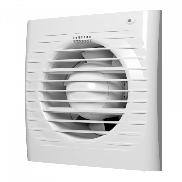 Фото Вентилятор вытяжной осевой накладной 100мм era 4s ht белый, c моск.сеткой и датч.влаж.с тайм., эра