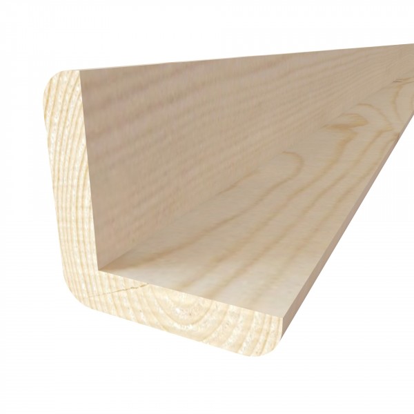 Фото Уголок плоский 20х20х1000мм экстра хвоя