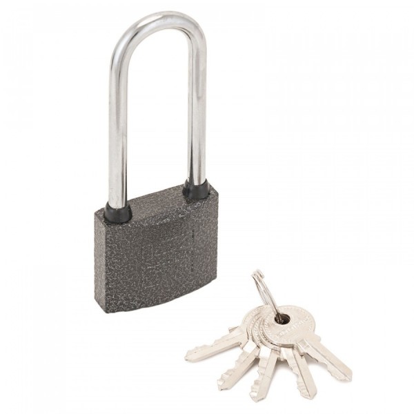 Фото Замок навесной аллюр вс1ч-330д d5мм полимер 5кл.  длинная дужка