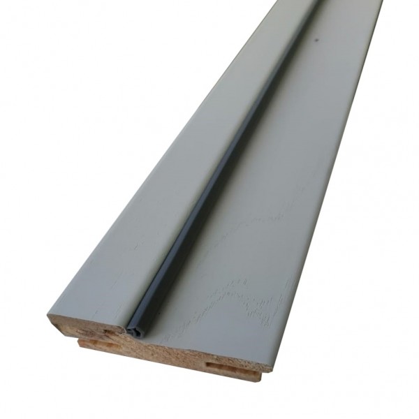 Фото Коробочный брус плоский,пвх 2050х690х28мм,ясень грей