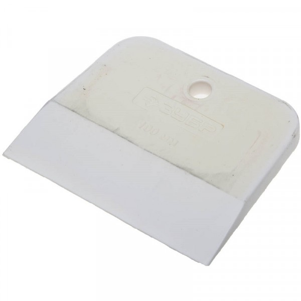 Фото Шпатель резиновый 100мм белый мастер зубр 1016-100_z01