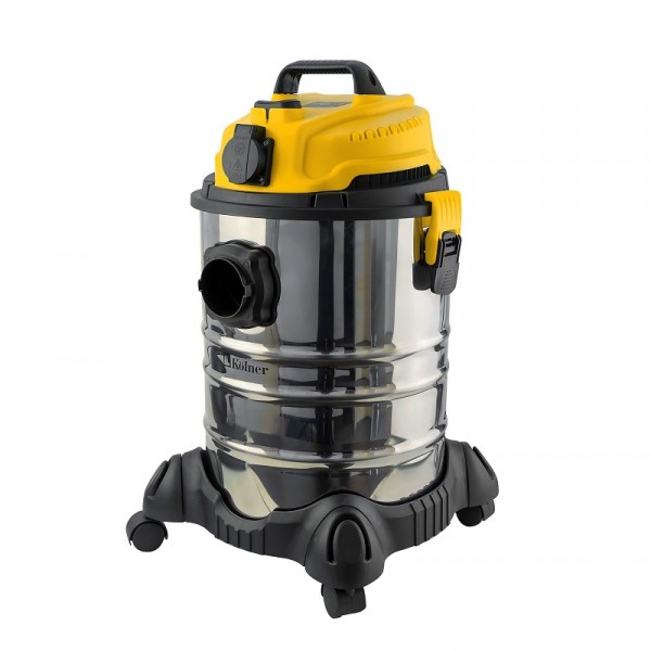 пылесос строительный kolner kvc 1700 s 1700вт объем бака 25л рабочее разряжение 190мбар kolner кн 716400₽