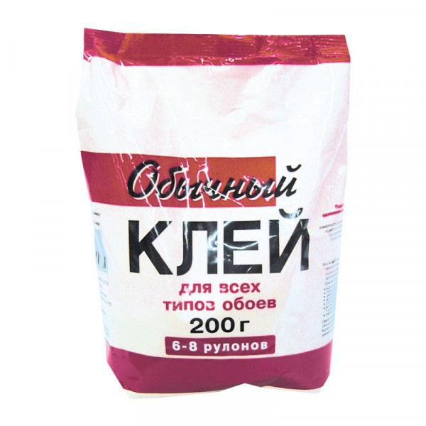 Фото Клей для обоев обычный для всех типов обоев 200гр