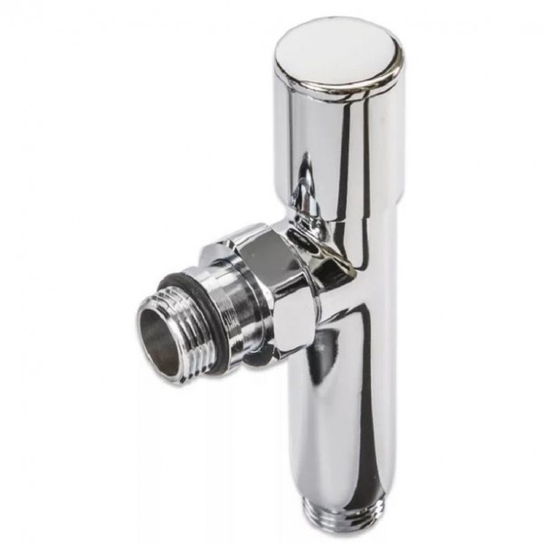 Фото Кран угловой для полотецесушителя, 1/2нр*1/2нр