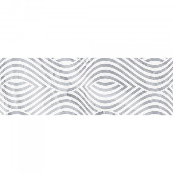 Фото Декор ginevra grey 01 30*90 серый