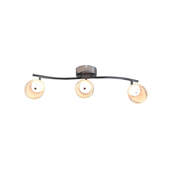 Фото Светильник поворотный hiper h821-2 led 3*5вт 3000k хром