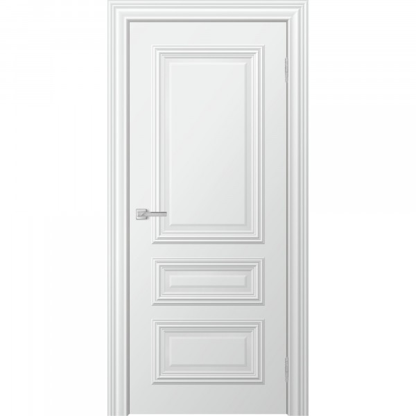 Фото Полотно дверное глухое ella 2000х600мм.,эмаль, цвет снежный