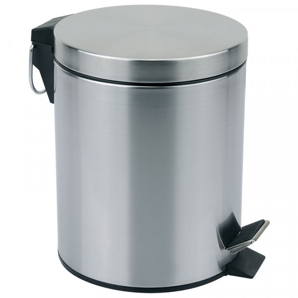 Фото Ведро для мусора 12л dbm-01-12 рыжий кот круглое матовое 310431