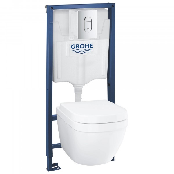 Фото Система инсталляции для унитазов 3в1 grohe solido compact 39536000