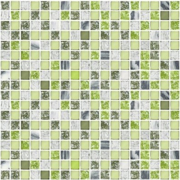 Фото Мозаика элара верде 30*30 зеленый mgr1502