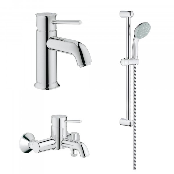 Фото Душевой комплект grohe bauclassic 124404